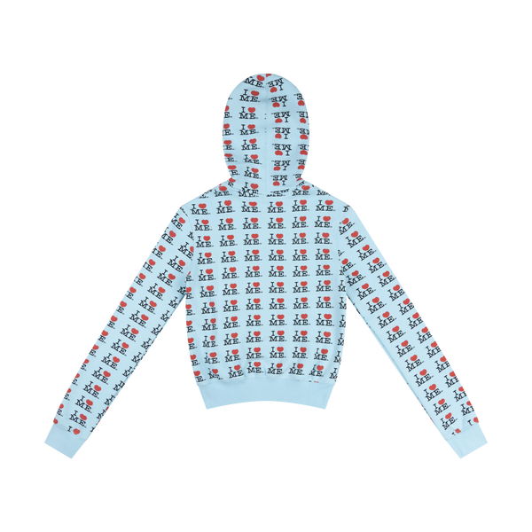 BLUE I HEART ME SHRUNK BABY HOODIE – Ashley Williams