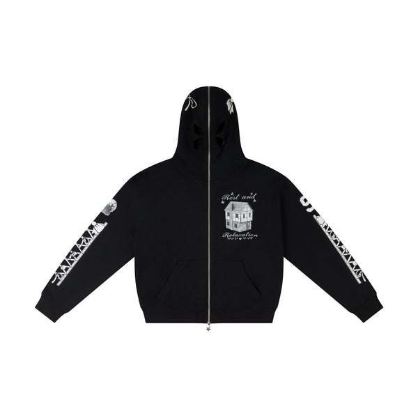 DREAMLESS BUTTERFLY HOODIE - BLACK & WHITE – Ashley Williams