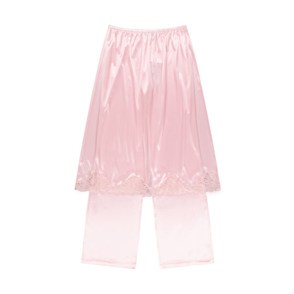 PINK LINGERIE TROUSERS