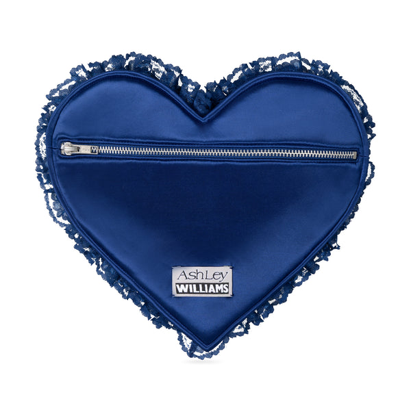 NAVY CHOCOLATE BOX CLUTCH BAG