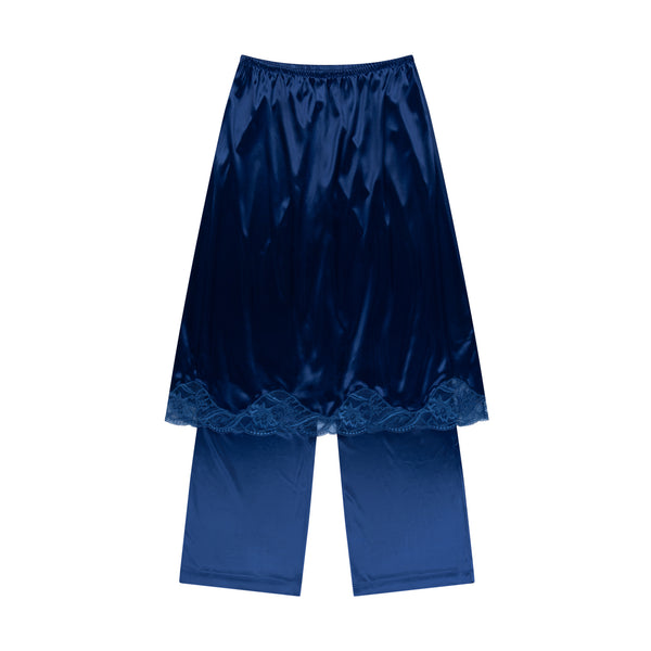NAVY LINGERIE TROUSERS