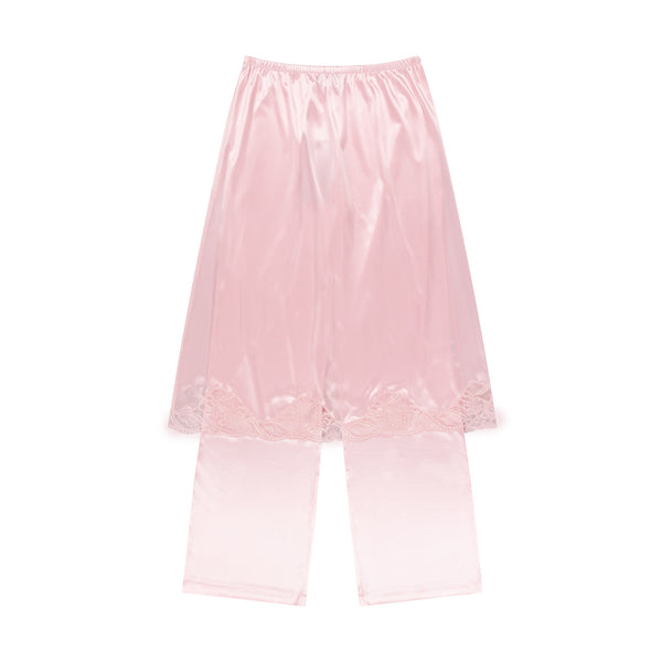 PINK LINGERIE TROUSERS
