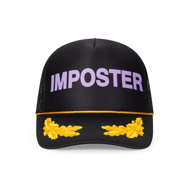 BLACK IMPOSTER TRUCKER CAP