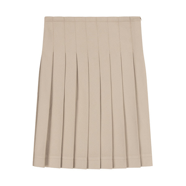 BEIGE PLEATED SKIRT