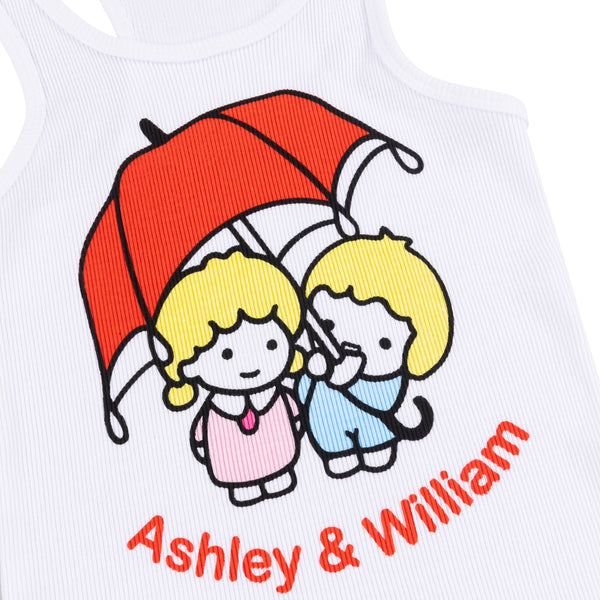 ASHLEY & WILLIAM VEST DRESS