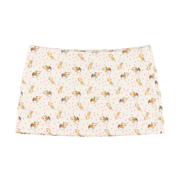 PEACH DEER MINI SKIRT