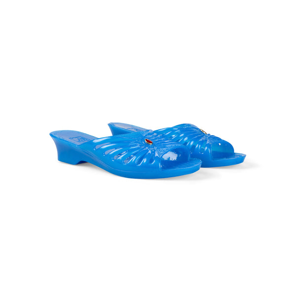 BLUE JELLY SHOE