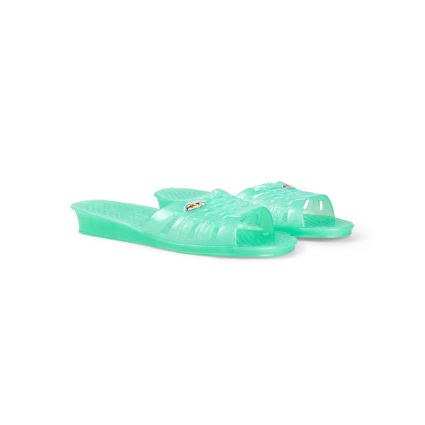 LIGHT GREEN JELLY SHOE