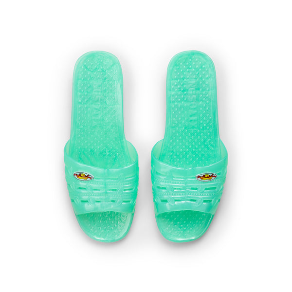 LIGHT GREEN JELLY SHOE
