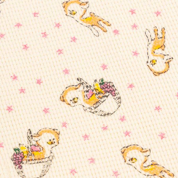 PEACH DEER THERMAL TOP