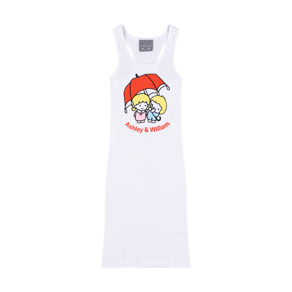 ASHLEY & WILLIAM VEST DRESS
