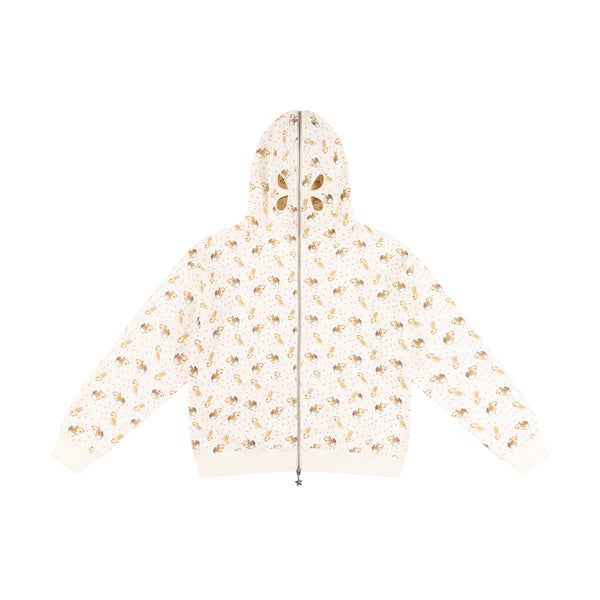 PEACH DEER BUTTERFLY HOODIE