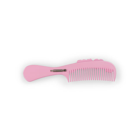 CHERUB COMB BROOCH - PINK