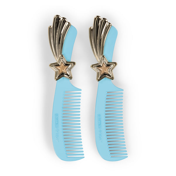STAR COMB EARRINGS  - GOLD
