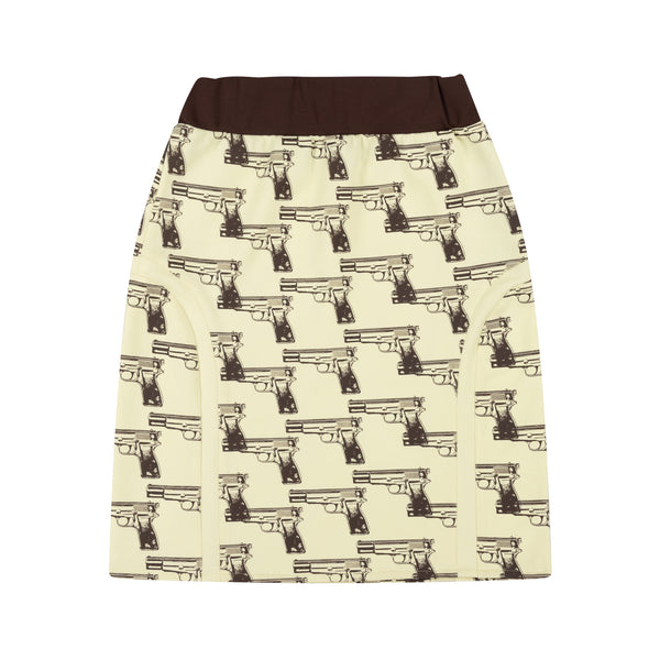 GUN TRACK SKIRT - YELLOW