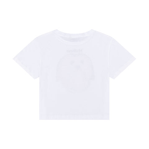 MALTESE CROPPED T-SHIRT - WHITE