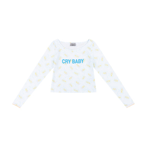 CRY BABY LONG SLEEVE TOP