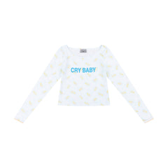 CRY BABY LONG SLEEVE TOP – Ashley Williams