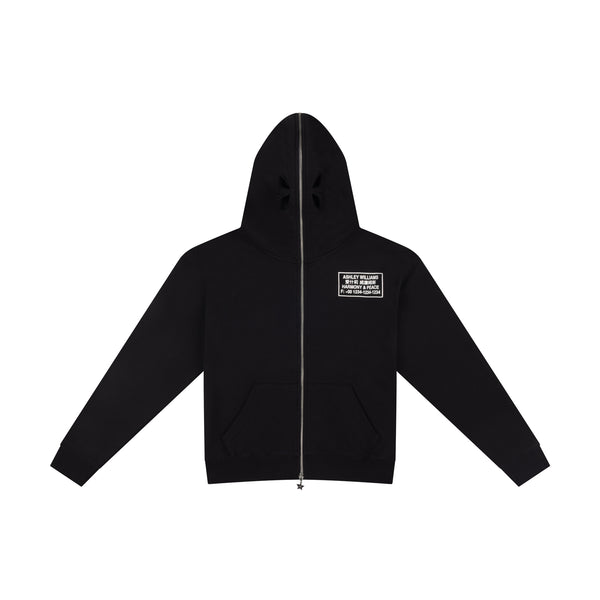 HARMONY & PEACE BUTTERFLY HOODIE - MONOCHROME