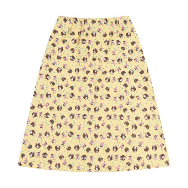 THERMAL MIDI SKIRT  GIRL BABY - YELLOW