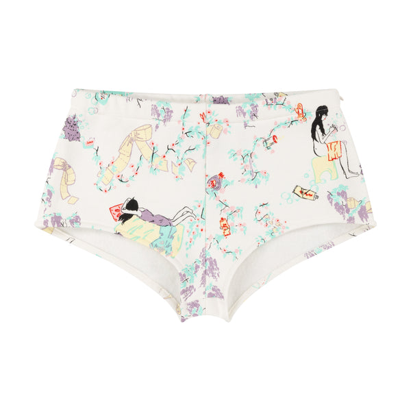 WHITE  DAY IN THE LIFE SERENA SHORTS