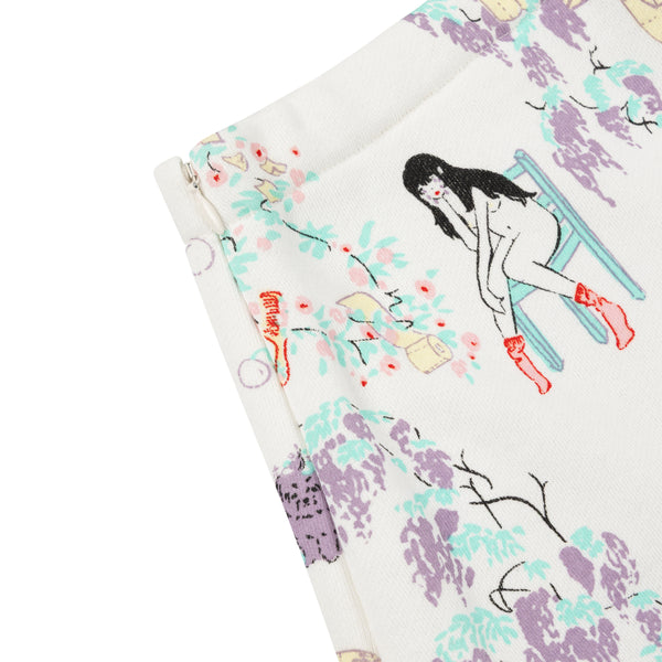 WHITE  DAY IN THE LIFE SERENA SHORTS
