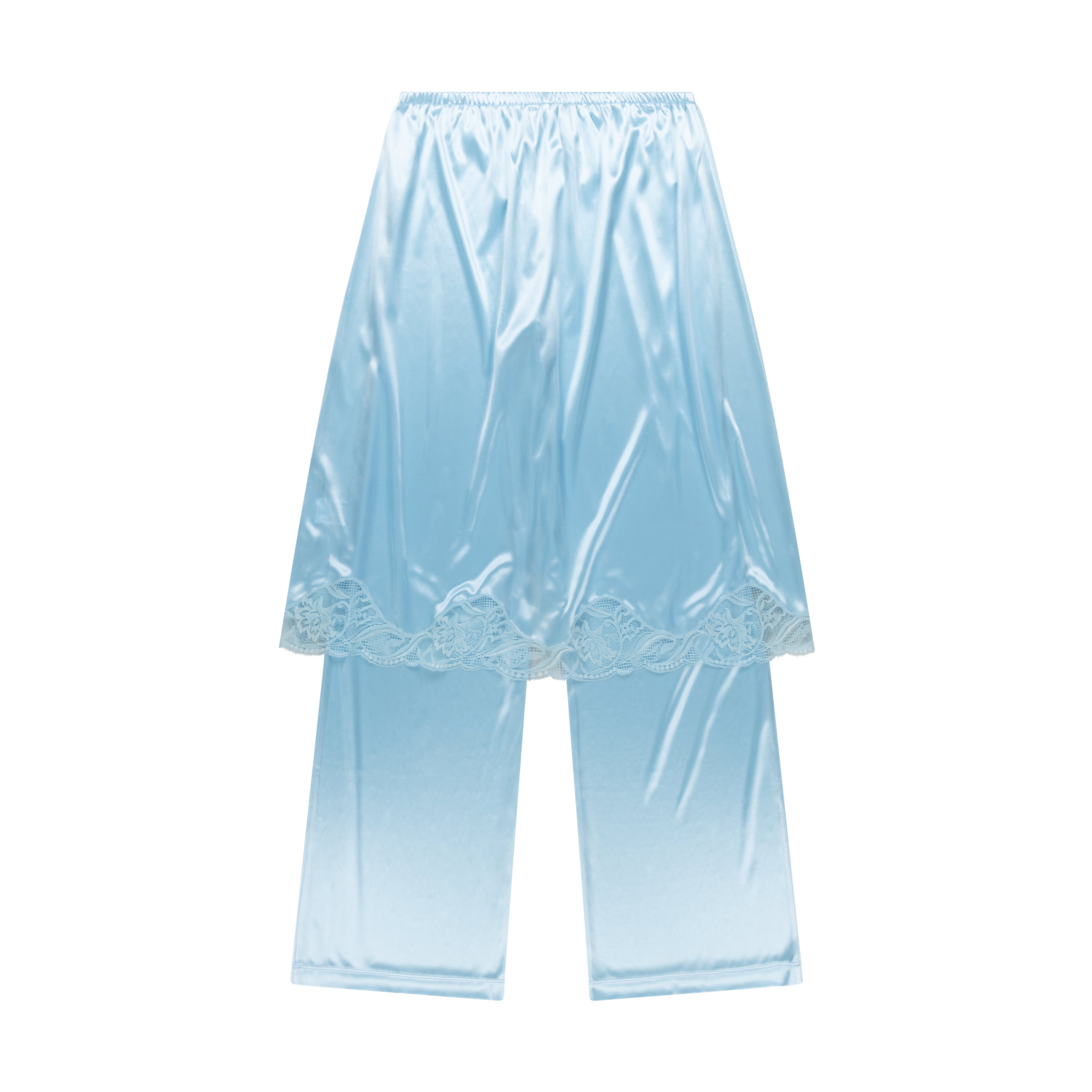 Ashley Williams ブルー　カジュアルパン S LINGERIE TROUSERS - BLUE – Ashley Williams