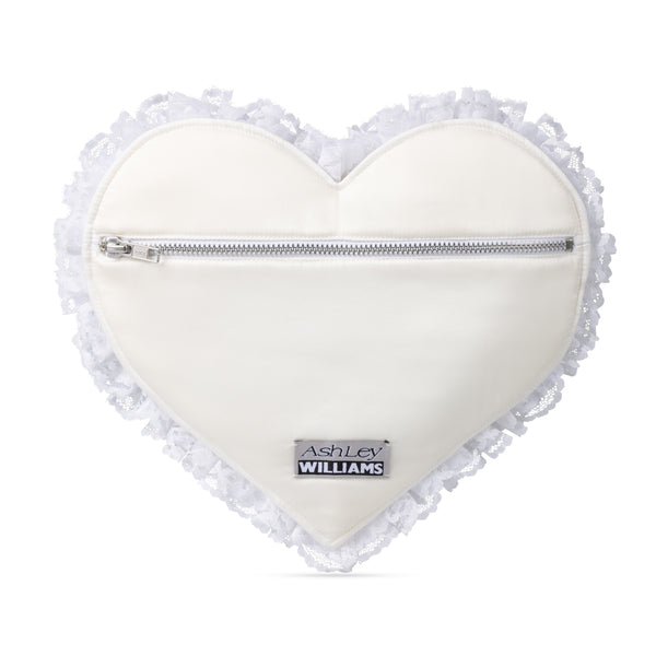 WHITE CHOCOLATE BOX CLUTCH BAG
