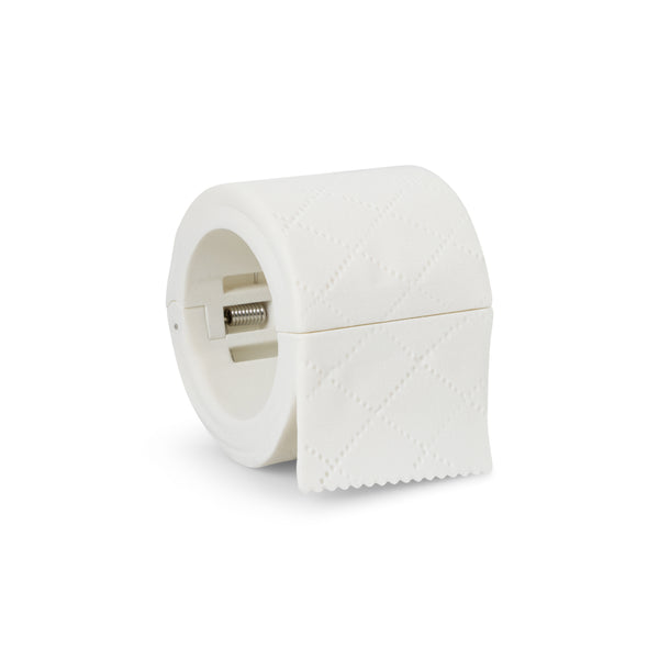 WHITE ASHLEY WILLIAMS X YVMIN  RIBBED TOILET PAPER  BRACELET