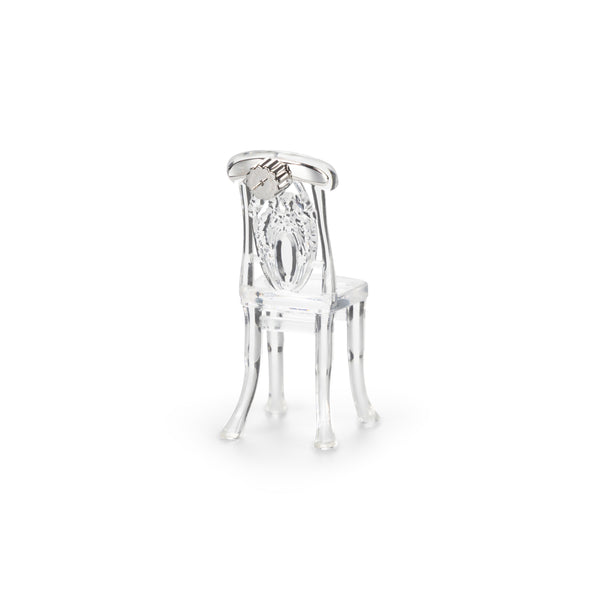 TRANSPARENT ASHLEY WILLIAMS X YVMIN CHAIR EARRING