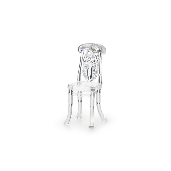 TRANSPARENT ASHLEY WILLIAMS X YVMIN CHAIR EARRING