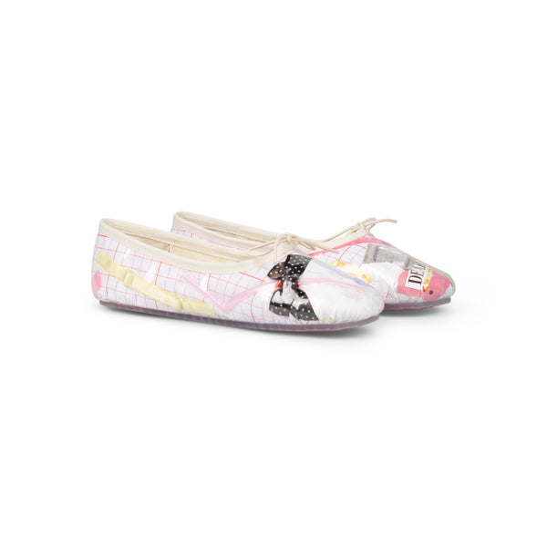 TRASH MELODY FLATS - RED GRID