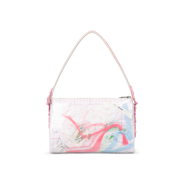 TRASH SPELLBIND HANDBAG - RED GRID