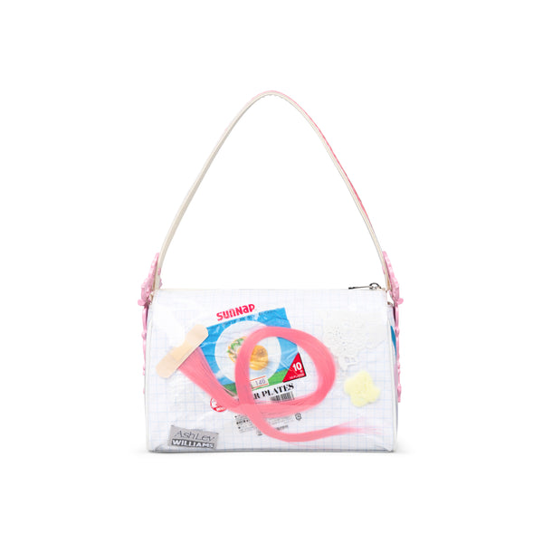 TRASH SPELLBIND HANDBAG - BLUE GRID