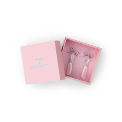 PINK ASHLEY WILLIAMS X YVMIN HAIR COMB EARRINGS – Ashley Williams