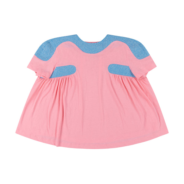 PINK PILLBOX TOP