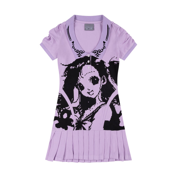 PURPLE AMELIA DRESS