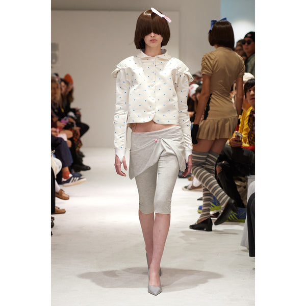 GREY NAPPY PIN SHORTS