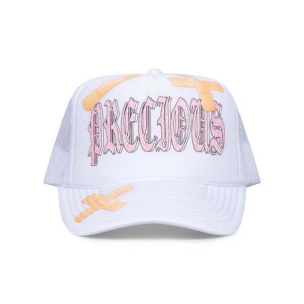 PINK PRECIOUS TRUCKER - WHITE