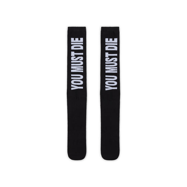 YOU MUST DIE KNEE SOCKS