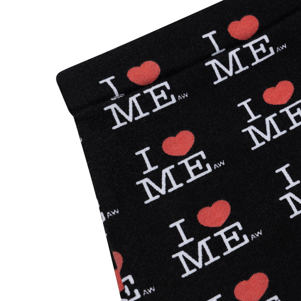 BLACK I HEART ME SERENA SHORTS