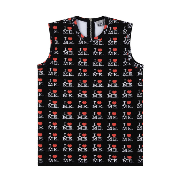 BLACK I HEART ME SERENA TOP