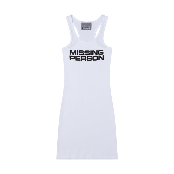 MISSING PERSON VEST DRESS