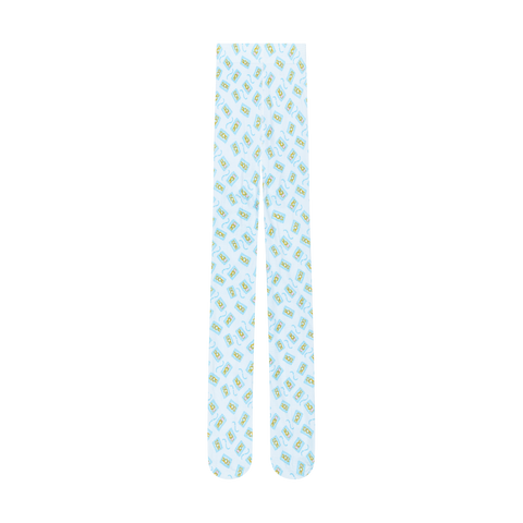 BUNNY  TIGHTS -  BLUE