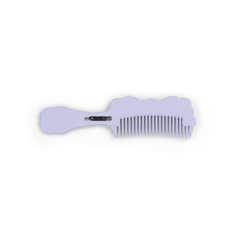 CAKE COMB BROOCH  -  PURPLE