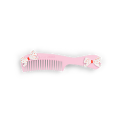 BOW COMB HAIR CLIP - PINK – Ashley Williams