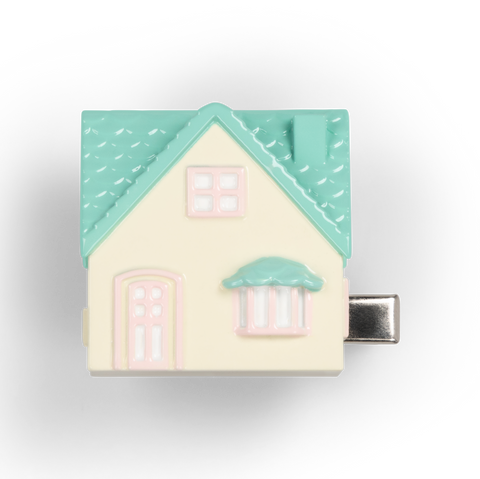 DOLL HOUSE BROOCH-  GREEN