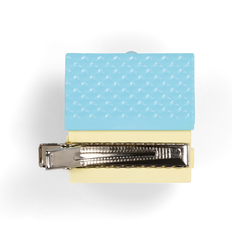 DOLL HOUSE BROOCH - BLUE