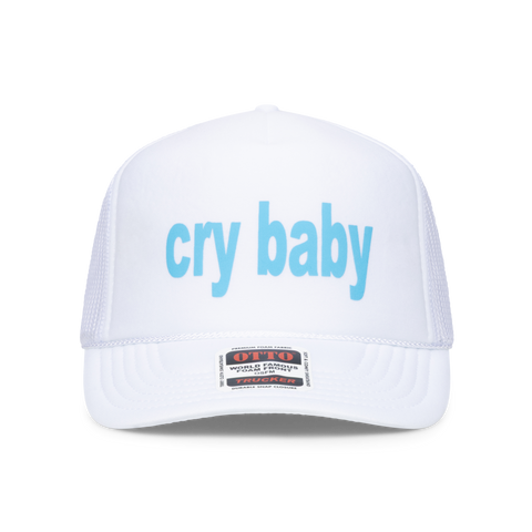 CRY BABY CAP - WHITE