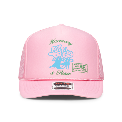 HARMONY & PEACE CAP - PINK